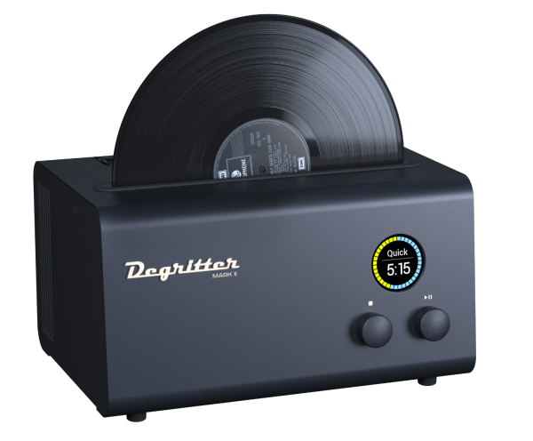 Degritter MARK II Ultraschall Plattenwaschmaschine der Spitzenklasse Bundle in silber und schwarz